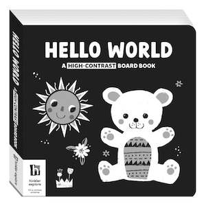 Ages 0: Building Blocks High Contrast Book: Hello World