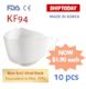 KF94 (N95, P2) Face Mask - 10pcs