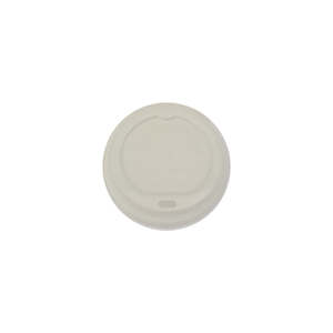 Hot Cups: 62mm PLA Lid - White (4oz)
