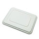 5 Comp Sugarcane Tray Lid - White