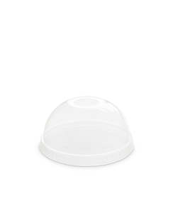 Cold Cups: Clear Dome Lid - PLA