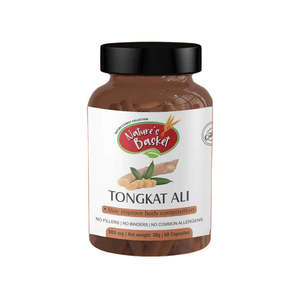 Herbal Capsules: Tongkat Ali Capsules NZ (100:1, 60 Caps) — Eurycoma longifolia for Men’s Vitality