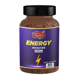 Energy Booster 60 Capsules - Herbal Stamina & Focus