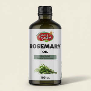Wellness: Rosemary Oil 100ml – 100% Pure Essential Oil for Hair Growth, Focus & Aromatherapy