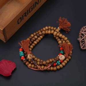 Crystal Therapy: Yak Bone Mala Beads - Authentic Tibetan Prayer Beads for Meditation