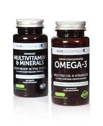 Vitamins: MULTIVITAMIN & OMEGA 3 BUNDLE - TWO MONTH SUPPLY
