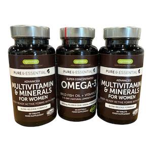WOMENS GOOD HEALTH MULTIVITAMIN & OMEGA 3 BUNDLE - TWO MONTH SUPPLY