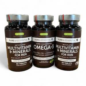 Bundle Deals: MENS GOOD HEALTH MULTIVITAMIN & OMEGA 3 BUNDLE - TWO MONTH SUPPLY