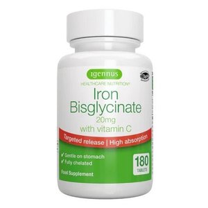 IRON Bisglyclinate with Vitamin C | 6 Month Supply Auto renew