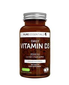 Daily Vitamin D3 2000iu Cholecalciferol, 1-a-day, 365 Tablets