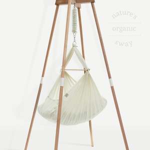 Organic Baby Hammock with Beechwood Stand - Pre-order (Shipping Feb 2026)