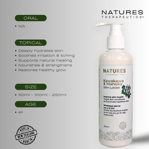 kawakawa & mānuka skin lotion