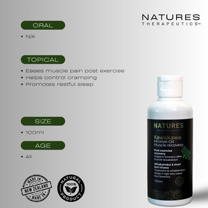 kawakawa mirimiri massage oil - muscle recovery