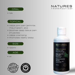 kawakawa mirimiri massage oil - pain/mamae