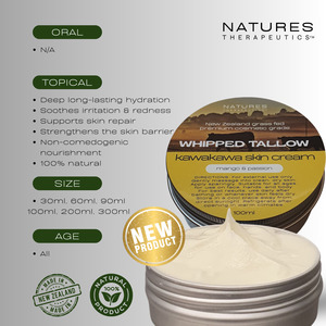 Skin Care: whipped tallow kawakawa skin cream
