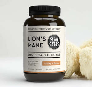 Flow State Mushrooms: Flow State Lions Mane 120s