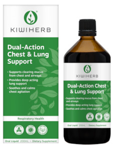 Kiwiherb: Kiwiherb Dual Action Chest Lung Support 200ml
