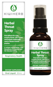 Kiwiherb: Kiwiherb Herbal Throat Spray 30ml