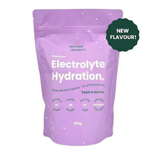 Nothing Naughty Electrolyte Hydration 515g Apple Berries