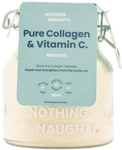 Nothing Naughty Marine Collagen + Vit C Natural 300g