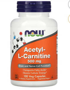 NOW Acetyl-L Carnitine 500mg 100's
