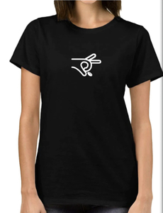 Naughty Bean Tee Shirt Ladies – Flick the Bean – Naughty Bean Coffee