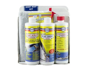 Products: Shiny Boat Kit for polish, clean, restore fiberglass boat - Nauticus
