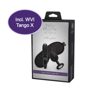 We Vibe: Fifty Shades of Grey X We-Vibe Tango X - Come to Bed Couple's Kit (Black 3 Piece)