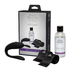 We Vibe: Fifty Shades of Grey x We-Vibe Sync Lite - Moving as One Couple Kit (Black 3 Piece)