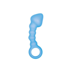 Venus 4" Silicone Butt Plug 3B Blue