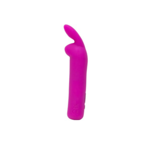 Happy Rabbit Rechargeable Silicone Rabbit Ears Bullet Vibrator Purple