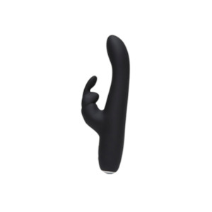 Rabbits: Fifty Shades of Grey Greedy Girl Rechargeable Slimline Rabbit Vibrator Black