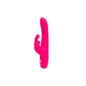 Happy Rabbit: Happy Rabbit Slimline Curve Rechargeable Rabbit Vibrator Pink