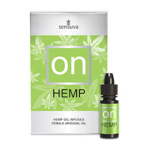 Sensuva: On for Her Hemp Oil Infused Arousal Oil 5 ml