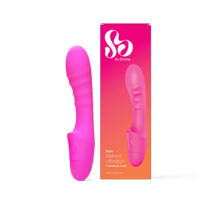 Her: So Divine Pash Ribbed Vibrator Pink