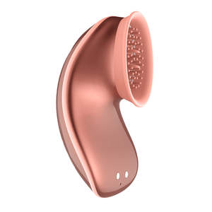 Twitch Hands-Free Suction and Vibration Toy - Rose Gold