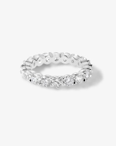 Rings: Young at Heart Full Eternity Claw Set Round Diamond Band
