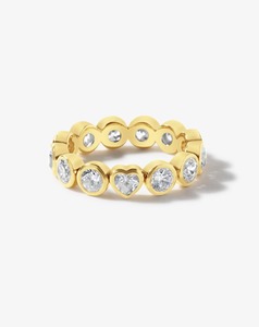 Rings: Young at Heart Full Eternity Bezel Set Round Diamond Band