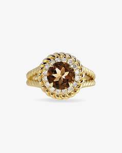 Rings: Smoky Quartz Grand Knots Ring