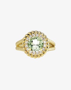 Rings: Mint Quartz Grand Knots Ring