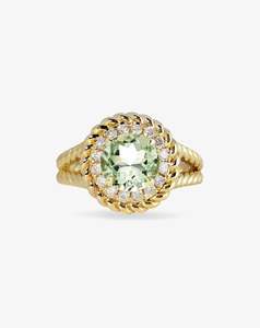 Rings: Mint Quartz Grand Knots Ring