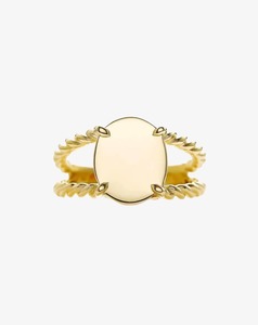 Rings: Knots Signet Ring Yellow Gold