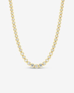 Graduated Diamond Rivière Necklace