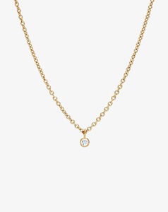 Classics Collection: Classic Fine Diamond Necklace in Yellow Gold