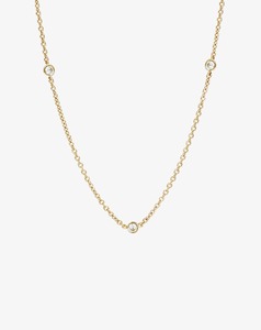 Classic Fine Diamond Layering Chain in Yellow Gold