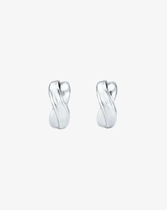Lovers Knot: Lovers Knot Petit Huggies White Gold