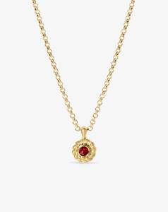 Knots Collection: Ruby Darling Knots Necklace