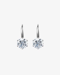 Diamond Sloane Slippers White Gold
