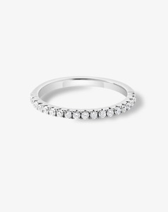 Scallop Set Diamond Band