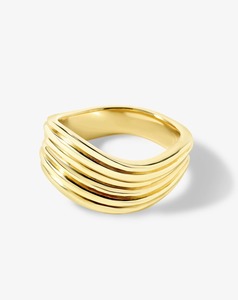 Curved Wedding Bands: Tides Band